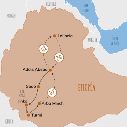 Etiopía - El valle del Omo y la antigua Abisinia