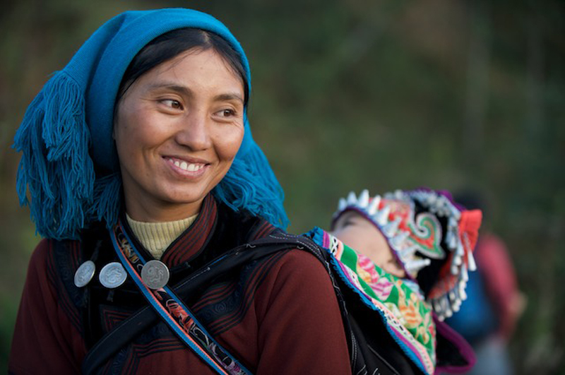 Mujer china en la provincia de Yunnan | Foto © Edith