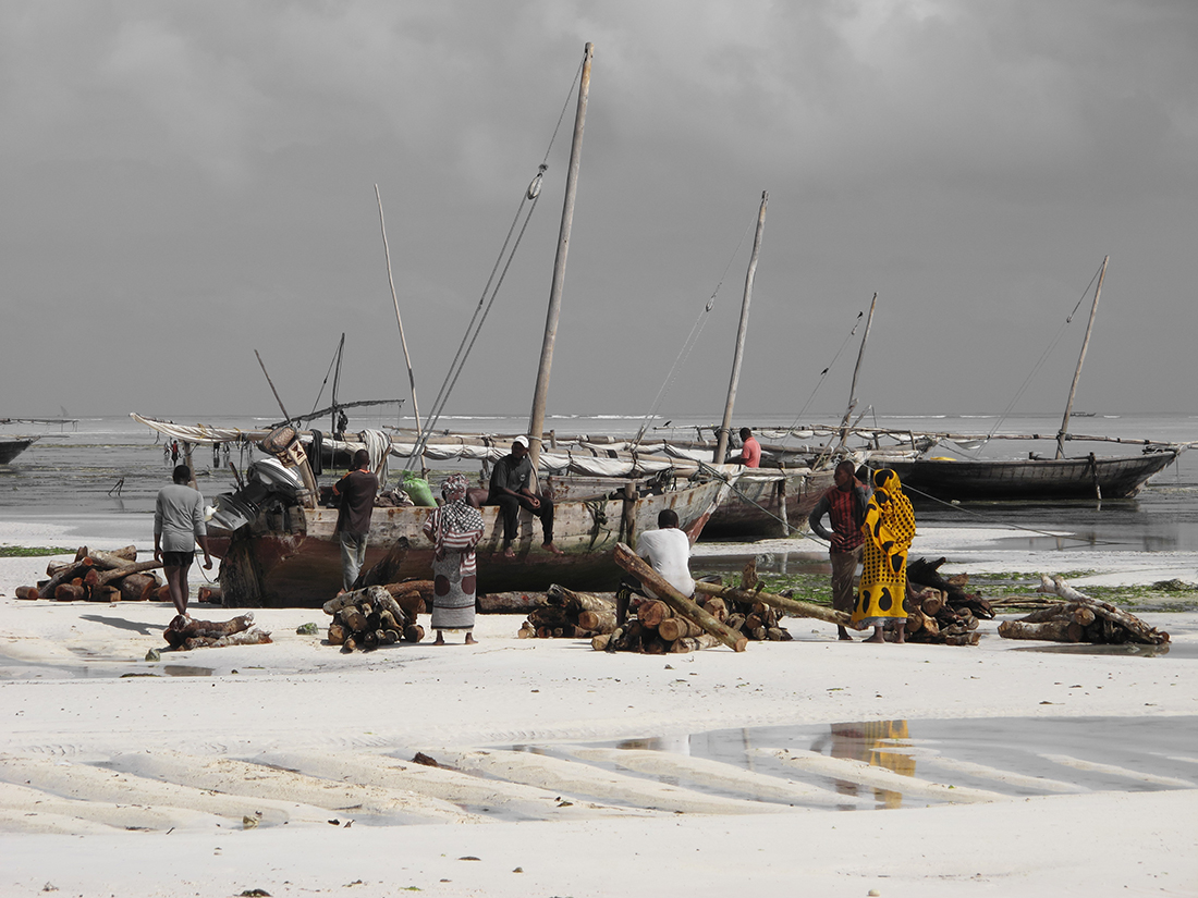Pescadores en la Isla de Zanzíbar | Foto © Victor Tudela