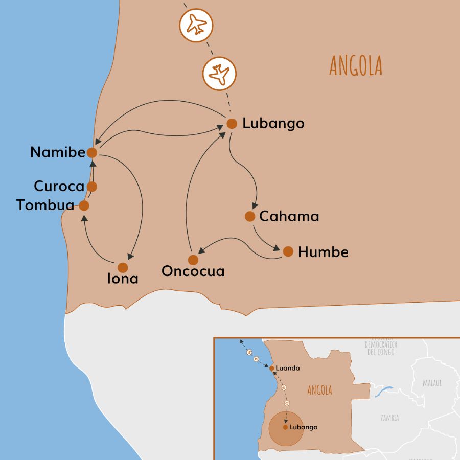 Angola + Expedición al sur de Angola: Tradición y territorios remotos