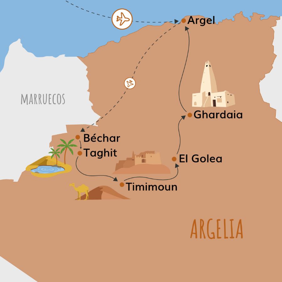 Argelia + Ruta de la Saoura