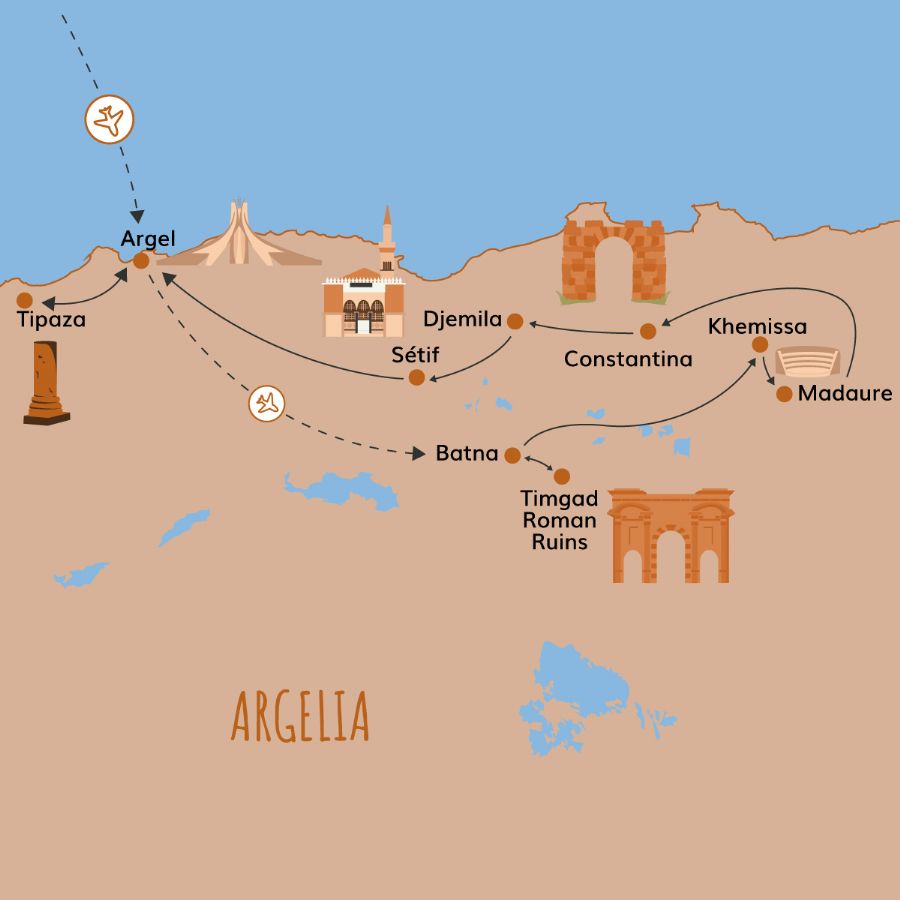 Argelia + Argelia mediterránea y romana