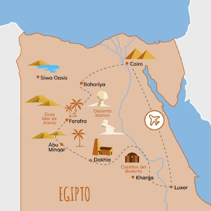Egipto + Oasis del Desierto occidental y el Gran Mar de arena