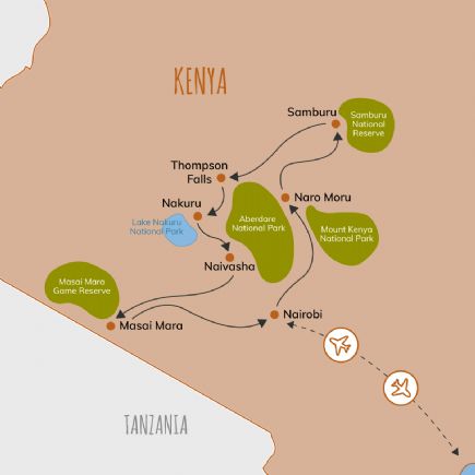 Kenia + De la sombra del Kilimanjaro a las llanuras del Maasai Mara