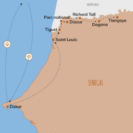 Senegal + El río Senegal a bordo del Bou el Mogdad