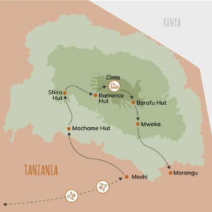 Tanzania + Ascensión al Kilimanjaro. Machame.