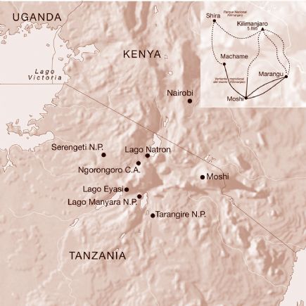 Tanzania + Ascensión al Kilimanjaro. Marangu y Machame: las rutas 'clásicas' 