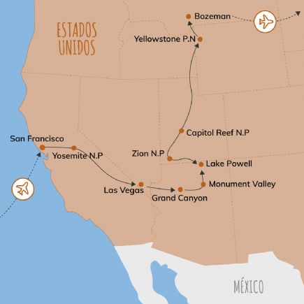 Estados Unidos + Grandes Parques Estados Unidos