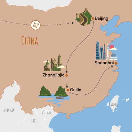 CHINA + Espacios Naturales de China Oriental.
