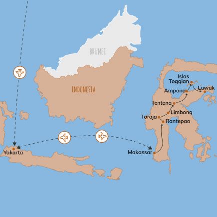 Indonesia + TransSulawesi, Trekking & Rafting Toraja