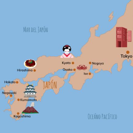 Japón + Kyushu, floración en el sur de Japón - 2025