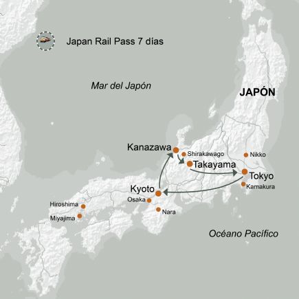 Japón + Honshu a tu aire Tokyo -Tokyo 2026-27
