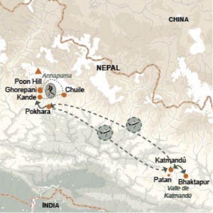 Nepal + Trek para amateurs en el Himalaya 