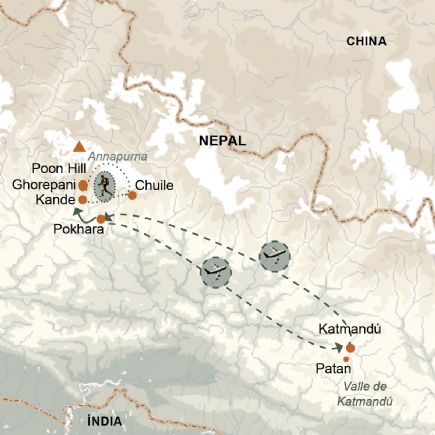 Nepal + Trek amateur en el Himalaya. Mirador de Poon Hill