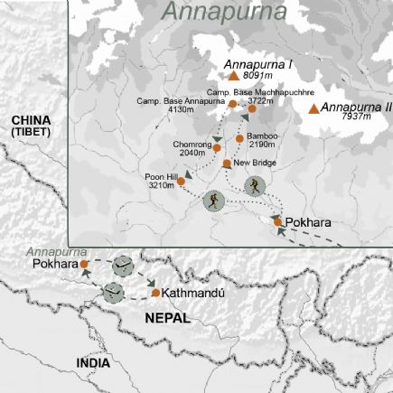 Nepal + Trekking Campo Base del Annapurna y Mirador de Poon Hill