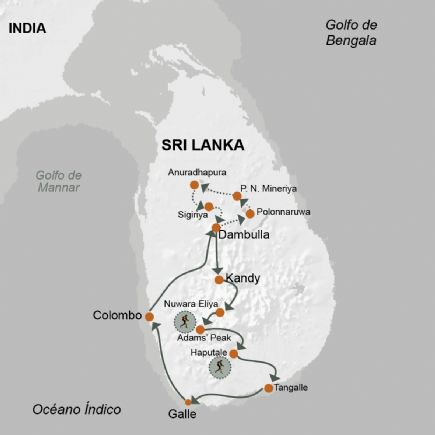 Sri Lanka + Peregrinación al Adam´s Peak
