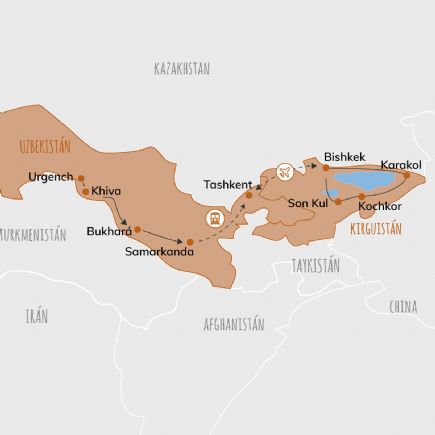 Uzbekistán + Ruta de la Seda Uzbekistán y Kirguistán