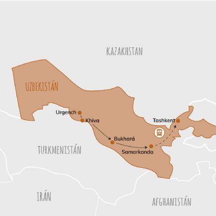 Uzbekistán y Kirguistán + Ruta de la Seda y montes Tien Shan 