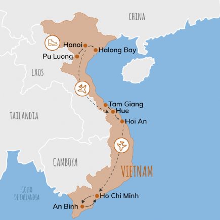 Vietnam + Completo de Norte a Sur fin de año 2023