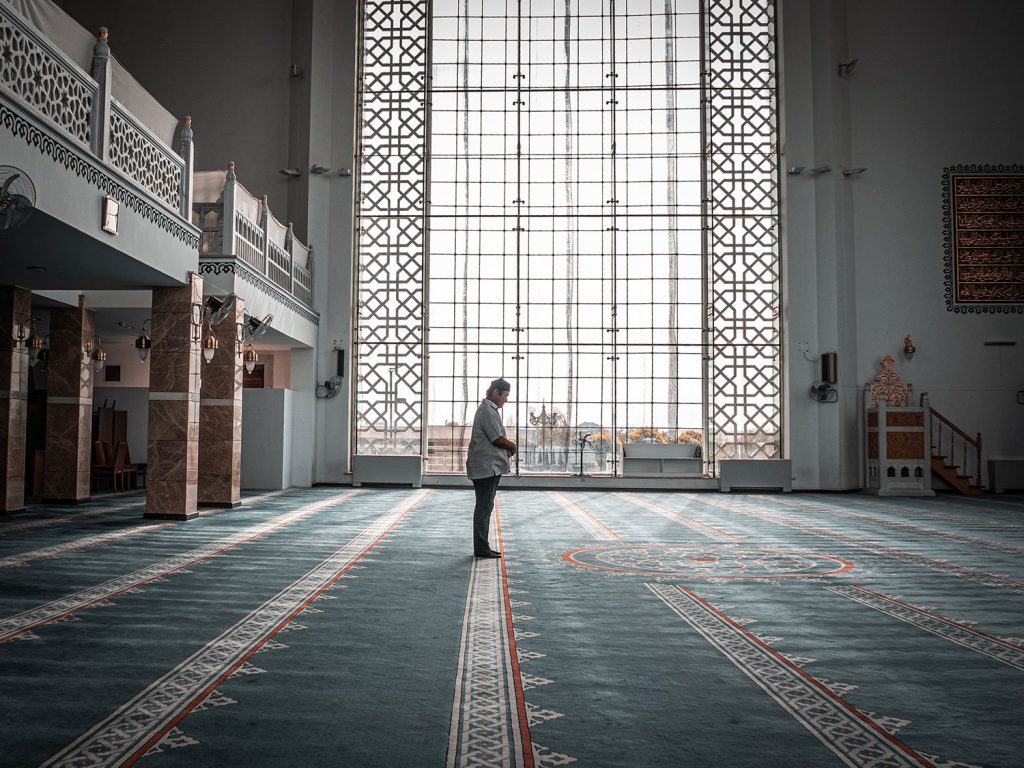 En la mezquita, Kazajistán © Ángeles Aldariz