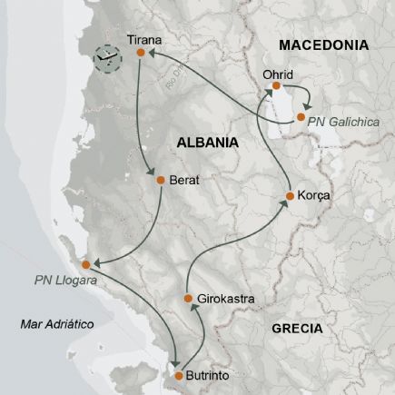 Albania y Macedonia + Ruta cultural y activa por Albania y Macedonia. Especial puente de diciembre