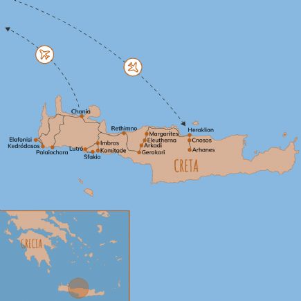 Grecia + Creta. Ruta naturalista por la Gran isla del Mediterráneo