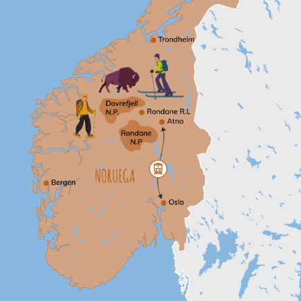 Noruega + Rondane Lodge y Oslo