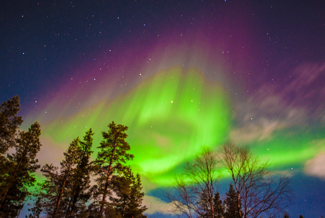 Auroras Boreales en FInlandia - Autor JM. Prat