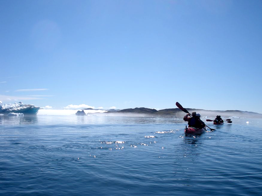 Kayak en Groenlandia