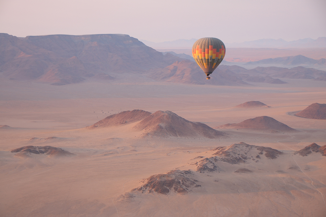 Desierto del Namib en Globo | Foto © Emilio Serrano