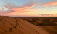 PAISAJES DE DUNAS INFINITAS Fotografía de Aleix Giralt efectuada en el viaje a Marruecos