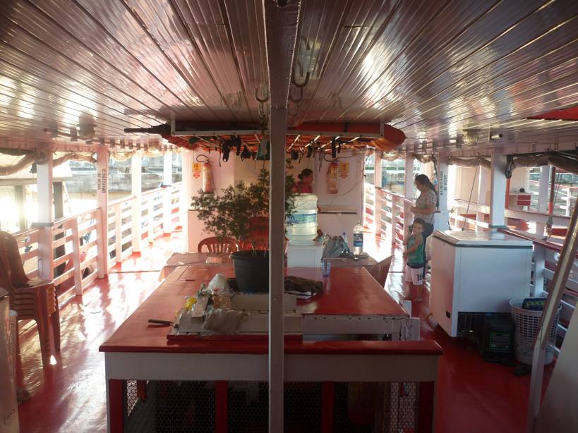 Souza Queiroz, una de las embarcaciones habilitadas para viajar por el Amazonas