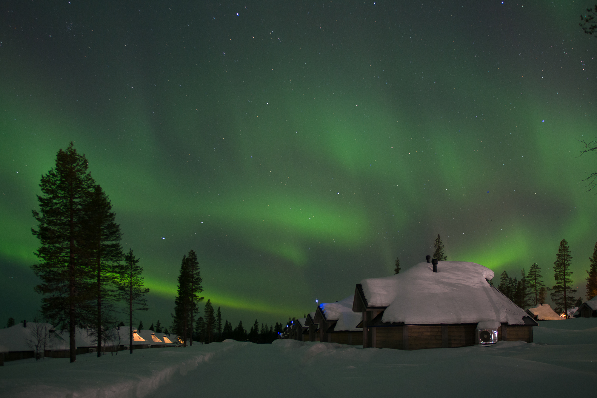 Auroras Boreales en Saariselka. Viaje a Finlàndia